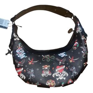 Ed Hardy Y2K Tattoo Skull Bag Punk Grunge Streetwear